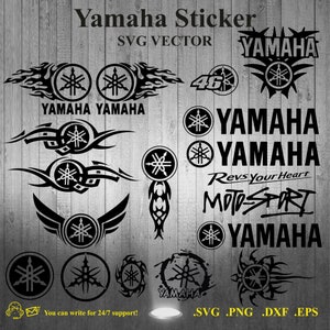 Yamaha Sticker Svg Vector