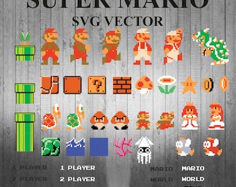 Vector SVG de SUPER MARIO