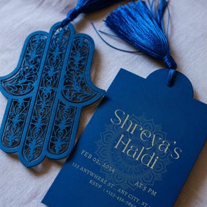 Plantilla moderna de invitación para fiesta de henna / Editable en Canva / Solo descarga digital