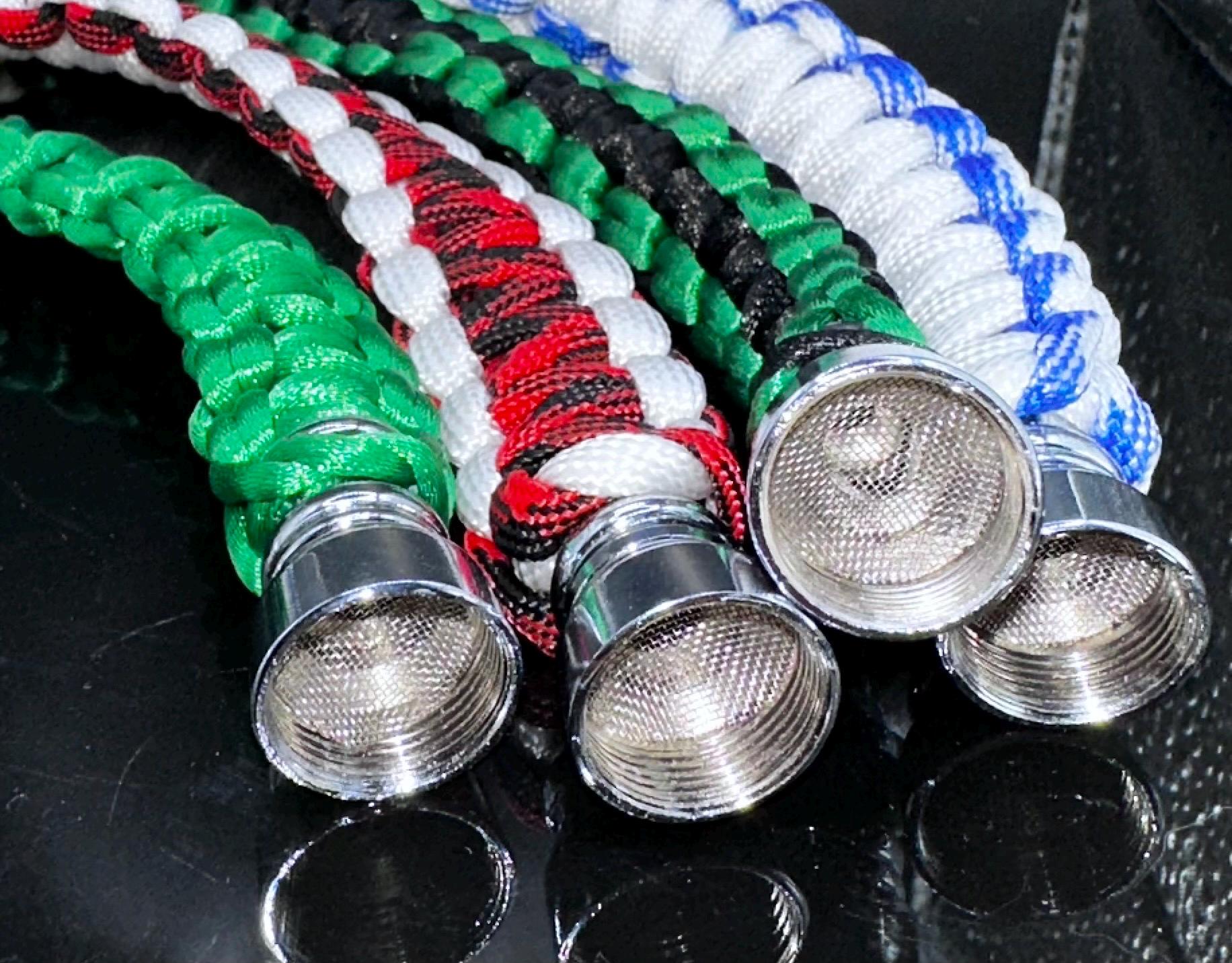 Stealth Paracord Pipe Bracelet - Built in metal Screen