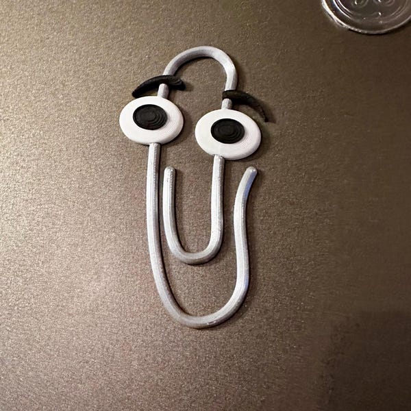 Magnetischer 3D-gedruckter Clippy – Der ultimative Retro-Begleiter!