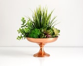 Mid Century Copper Pedestal Bowl by Coppercraft Guild