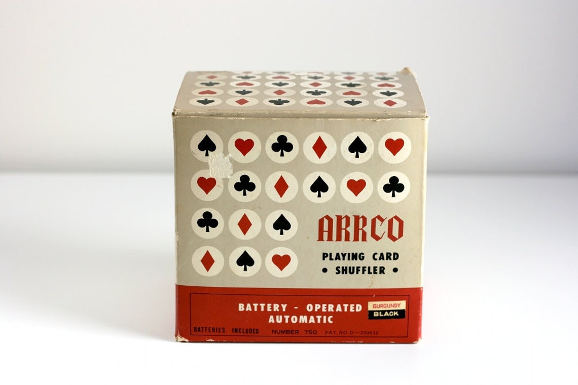 Vintage Arrco Automatic Card Shuffler Etsy