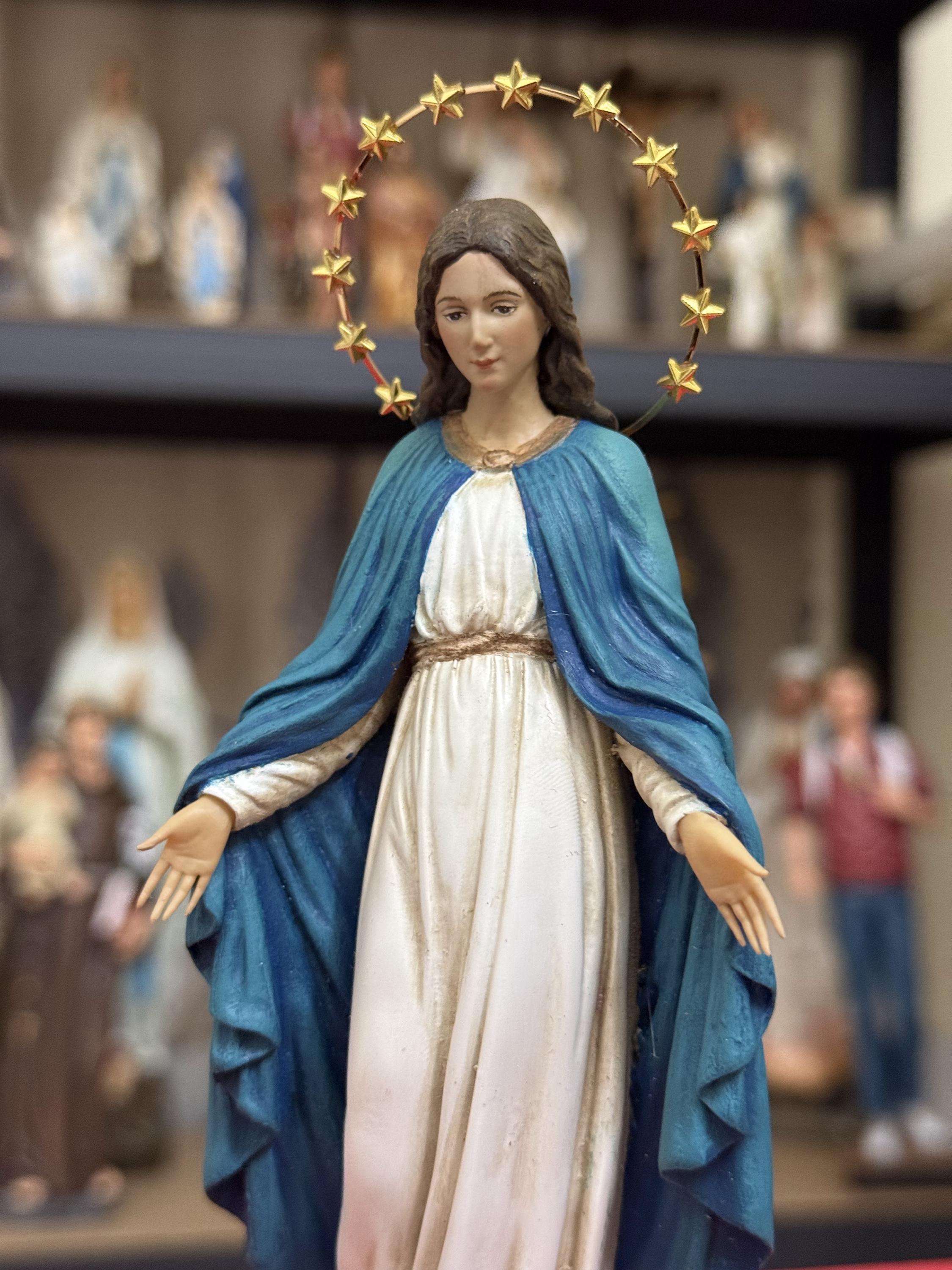 Our Lady of Grace Figurine – Immaculate Virgin Mary Statue – Catholic ...