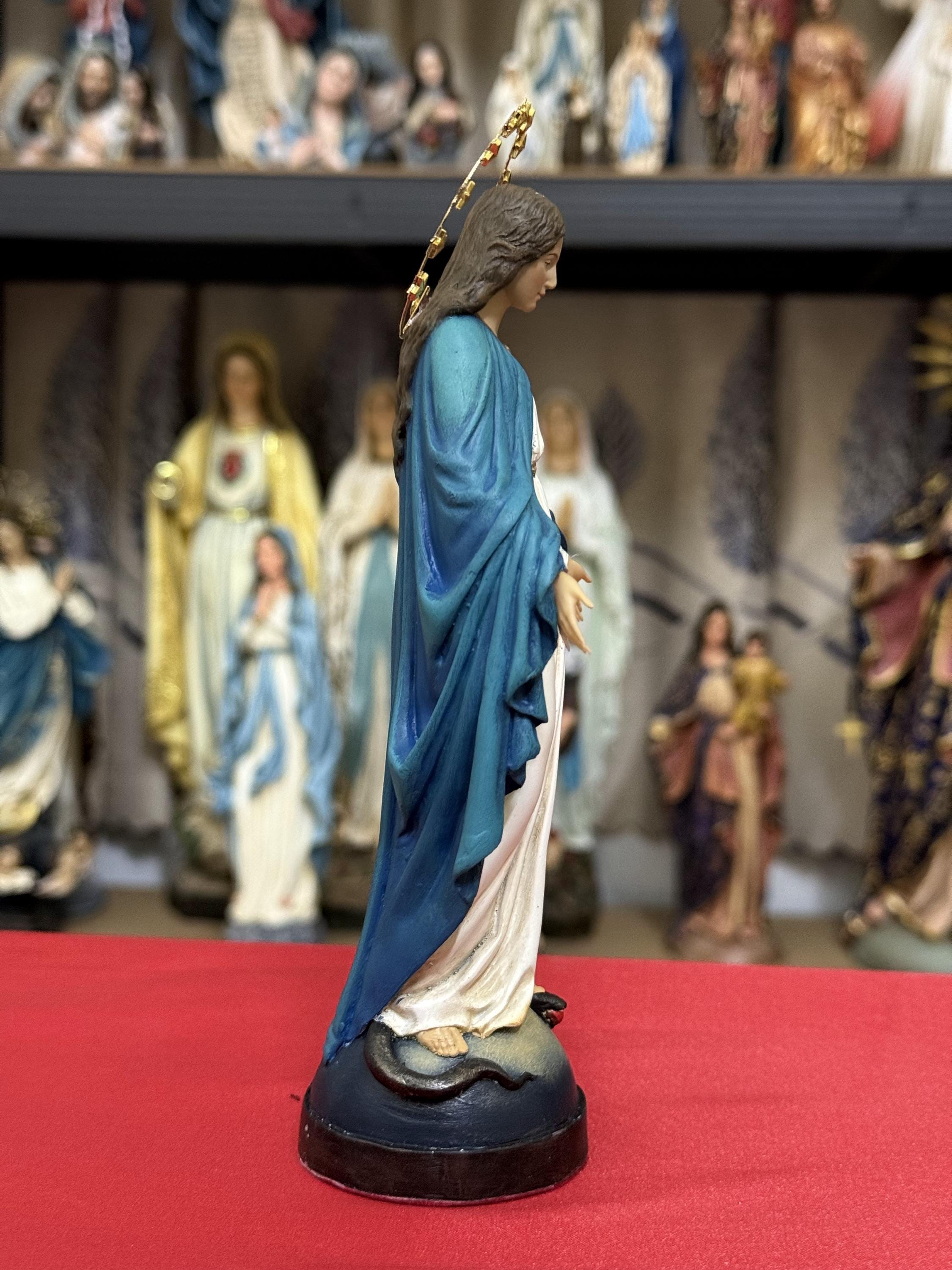 Our Lady of Grace Figurine – Immaculate Virgin Mary Statue – Catholic ...