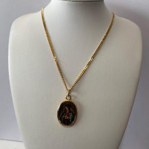 Collar virgen maria, nuestra señora de guadalupe, collar virgen de guadalupe, joyas de proteccion, regalo catolico, colgante virgen maria