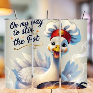 Envoltura para vaso Stir The Pot Goose de 20 oz PNG (Descarga digital)