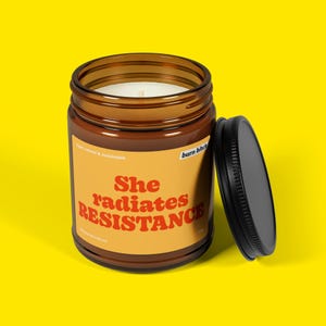 Vela de Soja Feminista: Ela Irradia Resistência, Óleos Essenciais