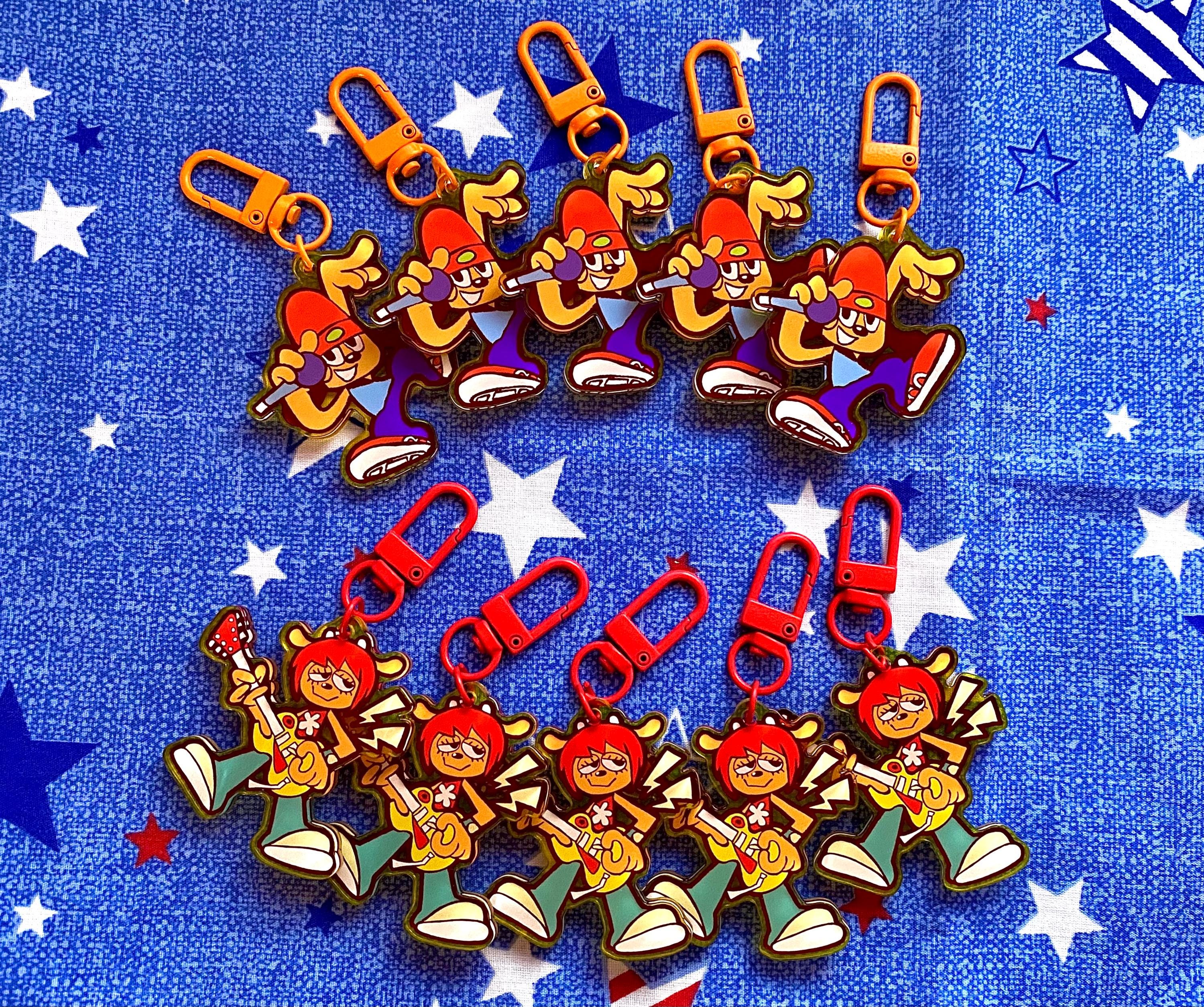 Parappa the rapper keychain - Etsy 日本