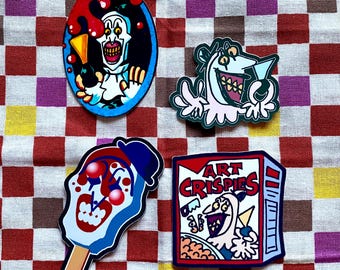 Terriër Art the Clown-stickers
