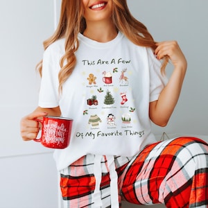 Weihnachtst-shirt für Mama, passendes Familien-Weihnachts-Pyjama-Shirt, Weihnachtsgeschenk für sie, Weihnachtsstrumpf, Nikolaus-T-Shirt, Weihnachtsfeier