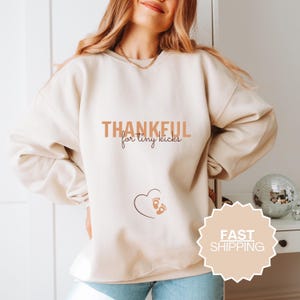 Thanksgiving Pregnancy Announcement Shirt, Fall Maternity Sweatshirt, Baby Announcement T-shirt, Mom to Be Shirt, Pregnant Sweatshirt