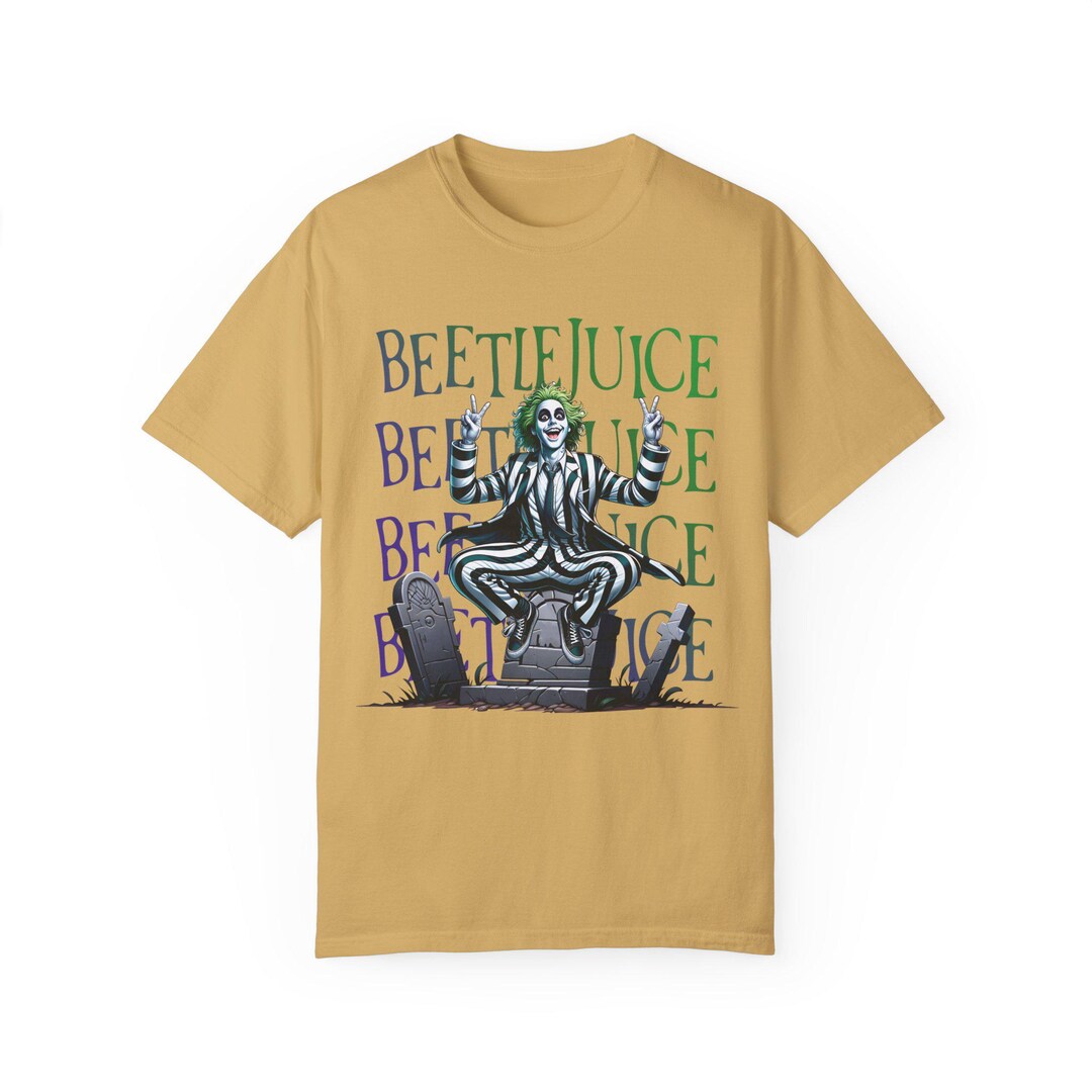 Beetlejuice Peace Sign Shirt, Beetlejuice Shirt, Burton Shirt Comfort ...