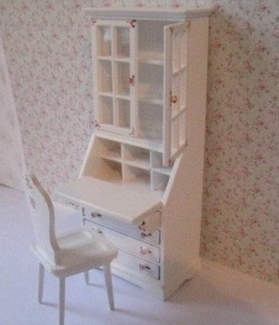 Dollhouse Dresser Desk And Chair Dining Room Hutch Desk And Chair Dining Room Hutch