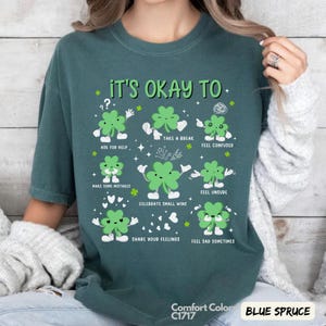Het is oké om je gevoelens te voelen St. Patrick's Day SPED Teacher Comfort Colors T-shirt