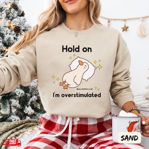 Dumme Gans, ich bin überreizt Sweatshirt für Neurovielfalt, Autismus & ADHD Bewusstsein, Inklusion, SPED Lehrer, Abschluss Geschenk