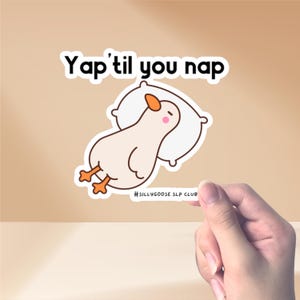 Camiseta Silly Goose SLP Yapper: Ladra hasta la siesta, colores cómodos, regalo para logopedas