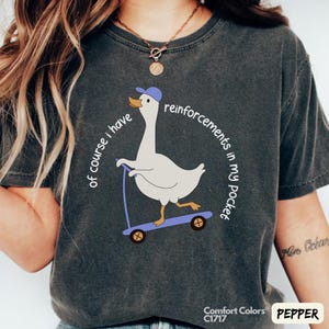 Dumme Gans Natürlich habe ich Verstärkungen in meiner Tasche Komfort Colors® T-Shirt für BCBA, ABA, RBT, Verhaltensspezialist, Abschlussgeschenke