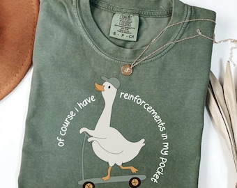 Funny Goose Scooter Reinforcement ABA Therapy Comfort Colors T-Shirt: RBT BCBA Student Sweatshirt Gift