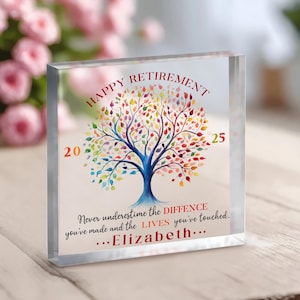 Retirement Gift Boss Coworker Farewell Goodbye Present Lleaving gift for Coworker Personalized Retirement Teacher Doctor Nurse