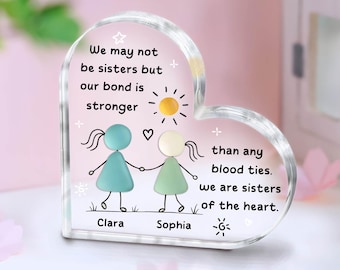 Personalized Soul Sister Acrylic Plaque, Custom Bestie Gift, Gift for Best Friend, Birthday Gift for Her, Meaningful Gift for Soul Sister