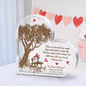 Those We Love Don&#39;t Go Away, Memorial Keepsake, Unique Sympathy Gift, Family Loss, Bereavement Gift, Memorial Gift, In Memory of Grandpa
