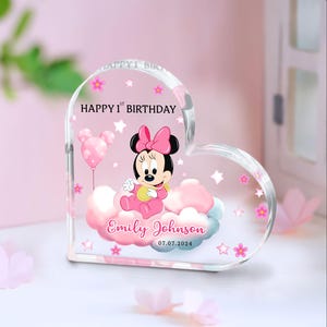 Minnie Mouse Party Favors - Pink Birthday Party Gifts - Minnie Mouse Theme Decoration- Baby Shower Favors - First Birthday Daughter Keepsake