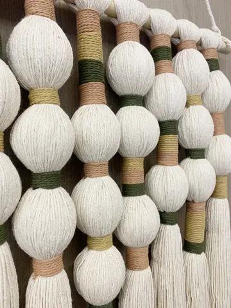 Macrame Wall Hanging Large Wall Decor Natural Cotton Textile Fiber Yarn