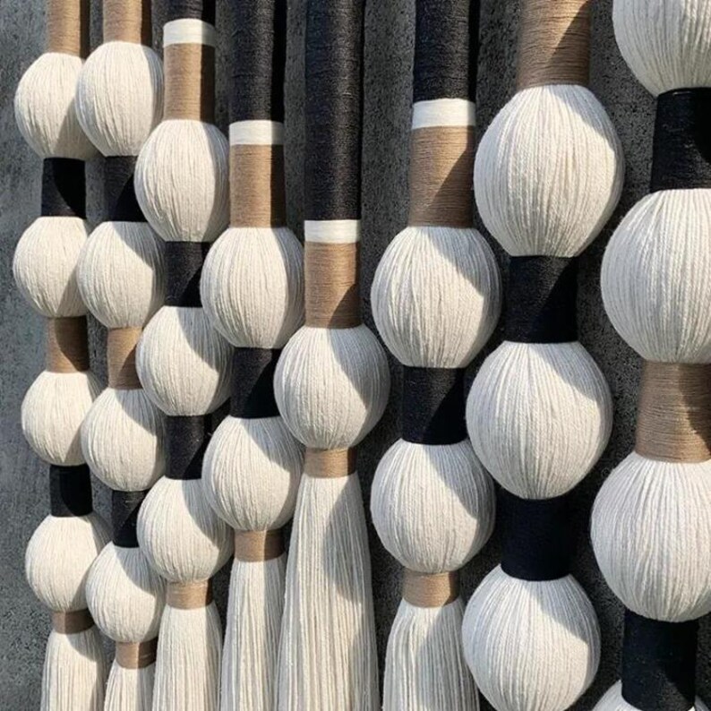 Macrame Wall Hanging Large Wall Decor Natural Cotton Textile Fiber Yarn