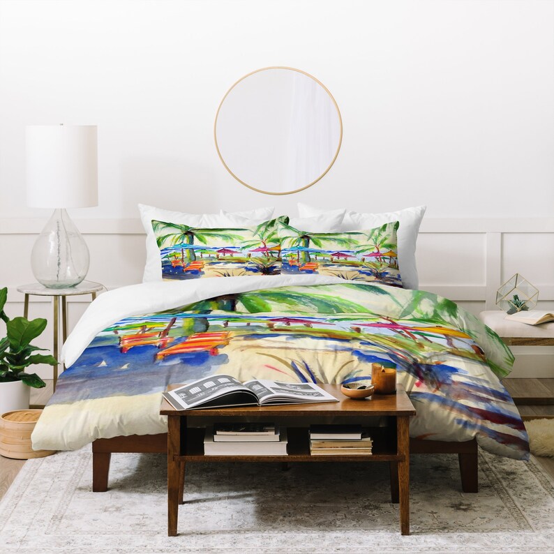 Beach House Bedding Caribbean Time Duvet Cover
