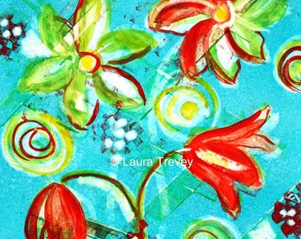 Turquoise and Tangerine Tango