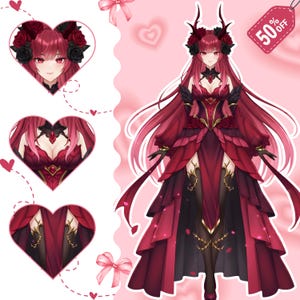 Custom VTuber Model: Anime Live2D Design