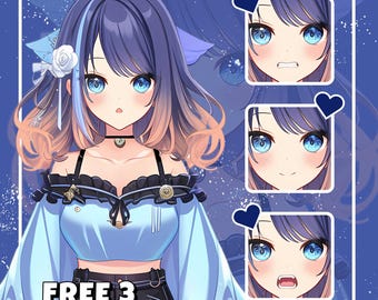 Custom PNGTuber Model: VTuber Art Style Commission