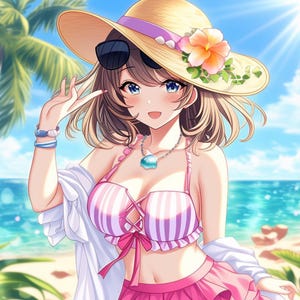CUSTOM PFP | Character Commission, PFP, Anime, Custom, Summer, Social Media, Twitch, Profile picture, Anime Character for Summer