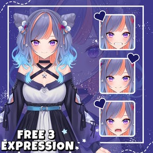 Personnalisé PNGtuber, PNGVtuber, Pngtuber, personnage Pngtuber, Pngtuber Design, PNGtuber mignon, PNGtuber mâle, PNGtuber modèle ++, PNGtuber modèle