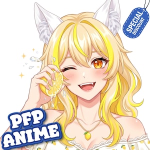 Custom Anime PFP, Profile Picture, Icon, Avatar, PFP Commission for Social Media