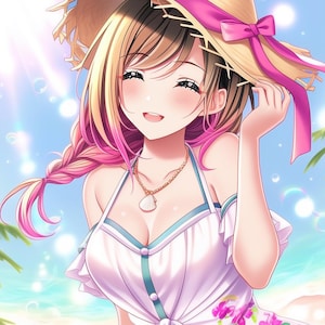 CUSTOM PFP | Character Commission, PFP, Anime, Custom, Summer, Social Media, Twitch, Profile picture, Anime Character for Summer