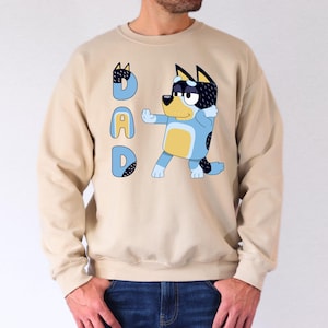 Bandit Cool Dad Club Sweatshirt, Bluey Bandit Family Sweatshirt, Bluey Bandit Sweatshirt, Bandit Heeler Sweatshirt, Dad Blue Dog Hoodie