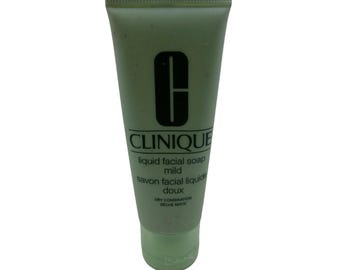 Jabón líquido facial Clinique para piel suave, seca y mixta, 50 ml (1.7 oz). Nuevo, sin usar. *Raro*.