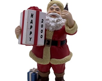 Vtg Holiday Classics 2000 Coca Cola Santa Ornament Real Holidays.. Limited NEW*
