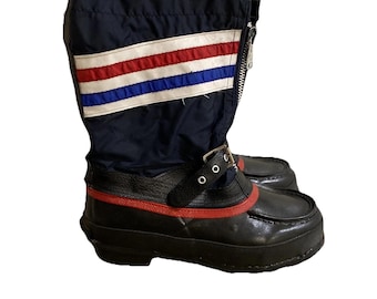 VTG TRAX stalen schacht winter sneeuwscooter snowboots heren marineblauw maat 6. Wollen voering