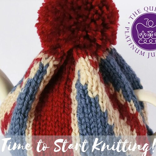 Union Jack Tea Cosy Knitting Pattern Platinum Jubilee Etsy UK