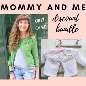 Mommy and Me Lace Cardigan Knitting Pattern