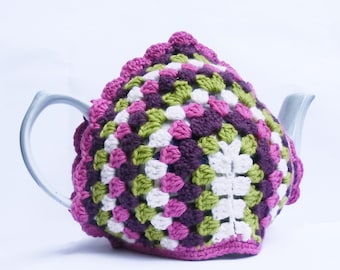 Granny Style Tea Cosy Crochet Pattern - PDF Instant Download
