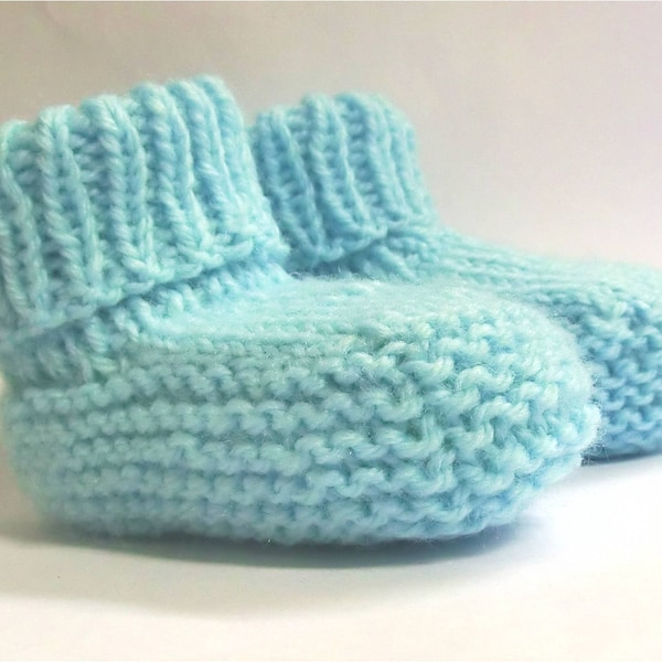 Baby Bootees Knitting Pattern PDF