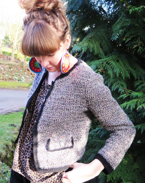 Crochet chanel jacket pattern 2025