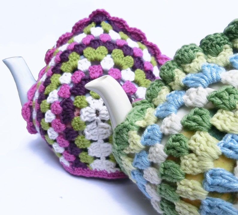 Granny Style Tea Cosy Crochet Pattern PDF Instant Download image 2