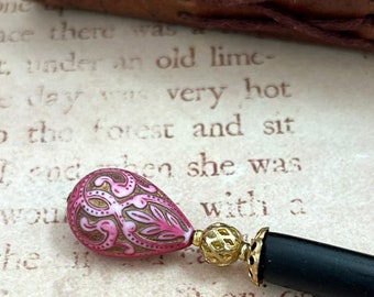 Lady of the Noble Court - Hairstick in Pink - Old Stock Sale - READ DESCRIPTION