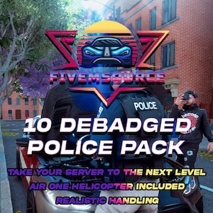 GTA V: Pacote com 10 Carros de Polícia Sem Emblemas | Pronto para FiveM | Alta Qualidade | Arraste e Solte | Frota LSPD | Excelente Manuseio | Pintura Personalizada