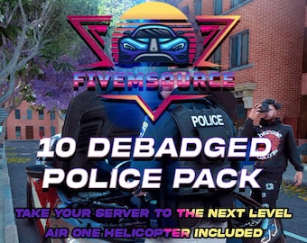 GTA V: 10 Debadged Police Car Pack | FiveM Ready | High Quality | Drag & Drop | LSPD Fleet | Excellent Handling | Custom Livery